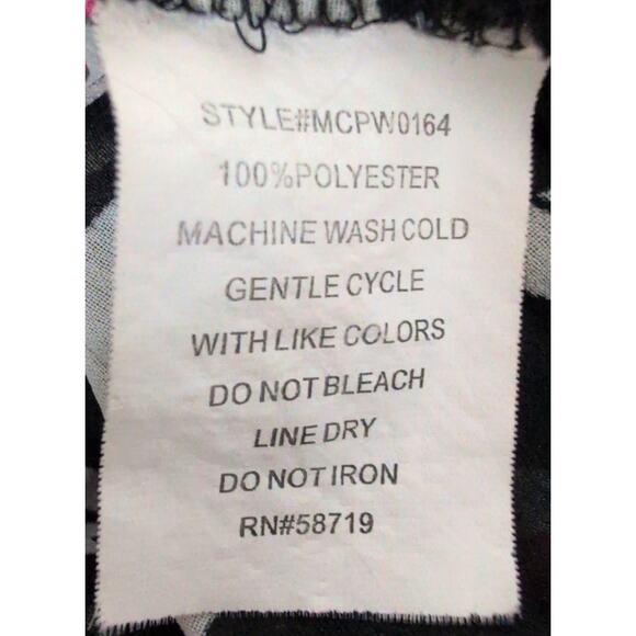 VTG Y2K Sheer Chiffon Empire Waist Top Large Floral Whimsigoth Fairy Grunge Boho - Picture 5 of 5